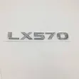 Nembo ya Nembo ya Mfumo wa LX570 wa Chrome Plated 3D - 1