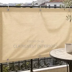 Kifuniko cha Balcony cha Canvas cha Faragha 1m x 5m