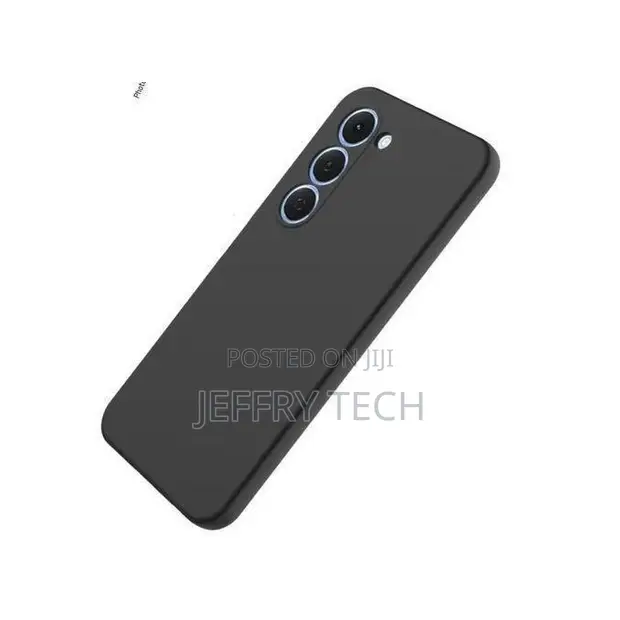 Tecno Spark 40 Pro Shock Proof Matte Black Silicone Back Case - 1