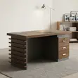 Executive Wooden 1400mm Office Desk - 1