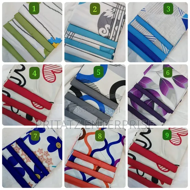 Set ya Soft Cotton Bedsheet (7x8) - 1