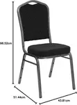 Stackable Conference Chair - Black - 3