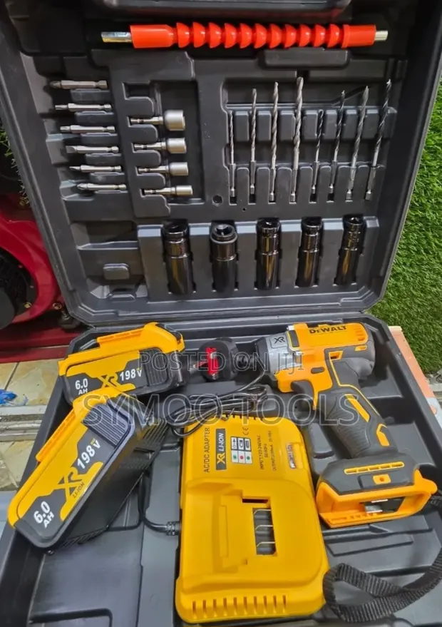 Dewalt 198V Cordless Impact Wrench Kit - 1