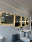 Luxury Smart LED Mirror with Time & Date - 2