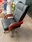 High Back Modern Leather Office Chair - 1