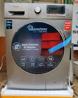 Ramtons Front Load Fully Automatic Washer ya Kilo 10