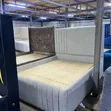 Brand New 5x6 Bed with Vertical Channel Tufted Headboard - 2