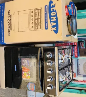 Ecomax 50x55 Cooker ya Kusimama ya Gesi Kamili