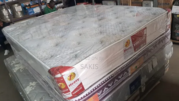 Vitafoam Original 5x6 Heavy Duty Quilted Mattress - Dhamana ya Miaka 7 - 1