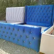 Chesterfield Tufted Bed - Royal Blue - 1