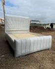 Vandor 5x6 Foot White Bed Frame - 1
