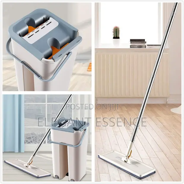 Magic Mop and Bucket with Extra Cloth - 1