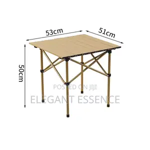 Foldable Metallic Picnic Camping Table