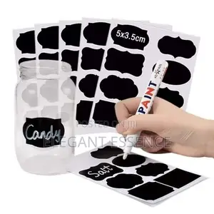 Pantry Sticker Labels (80 Stickers + Pen)