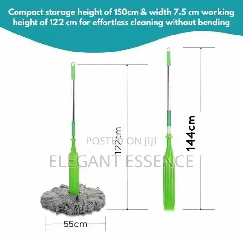 144cm Pocket Wringing Mop - Brand New - 1