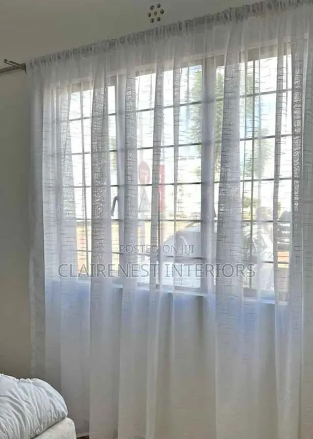 Sheer Curtains Mpya - Kwa Mita - 1