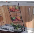 Metallic Mesh 3-Layer Storage Rack - 1