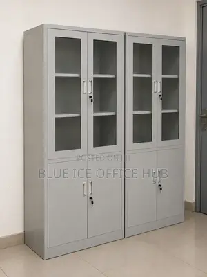 Kabati la Ofisi la Chuma na Milango ya Kioo