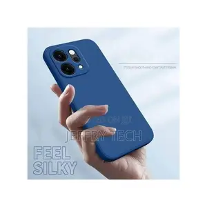 Oppo Reno 14 Kifuniko cha Nyuma cha Silicone - Bluu