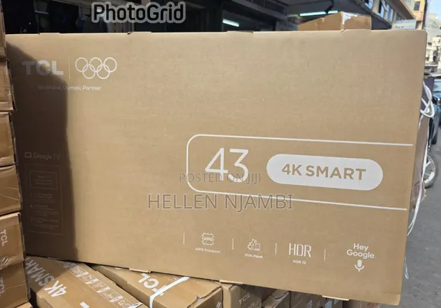 TCL 43V6C 43 Inch 4K Google Smart TV - 1