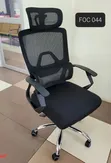 Kiti cha Ofisi cha Orthopedic chenye Mgongo Mrefu wa Mesh na Kichwa na Msaada wa Kiuno - 1