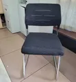Kiti cha Ofisi cha Mgeni Nyeusi cha Mesh Kisicho na Mikono - 2