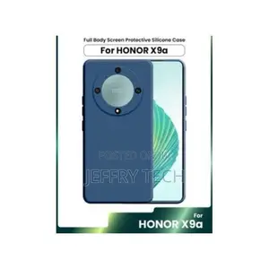 Huawei Honor X9a 5G Kipochi cha Nyuma cha Silicone - Bluu