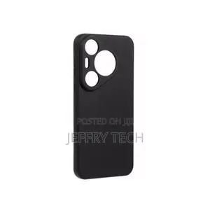 Kifaa cha Nyuma cha Siliconi cha Huawei Pura 70 - Nyeusi