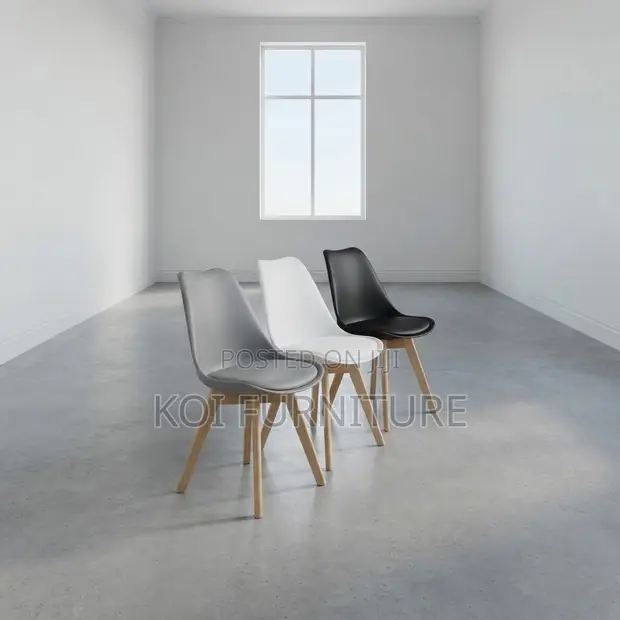 Eames Style Dining Chairs (Set of 4) - Brown - 1