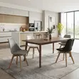 Eames Style Dining Chairs (Set of 4) - Brown - 4
