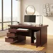Executive Mahogany Polished Office Desk 1400mm - 2