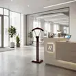 Mahogany Long Deskside Coat Hanger - 5