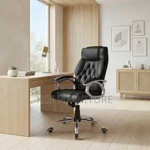 Leather High Backrest Office Chairs