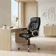 Leather High Backrest Office Chairs - 1