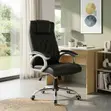 Leather High Backrest Office Chairs - 3