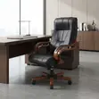 Executive Leather High Back Office Chair - 1