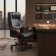Executive Leather High Back Office Chair - 3