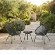 Brand New 2-Seater Round Outdoor Balcony Dining Set - 4