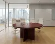 Customized Round Boardroom Table - 1