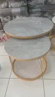 Meza za Kisasa za Marumaru 2-in-1 za Kifahari - 1