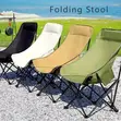 Foldable Outdoor Camping Chairs - Brown - 2