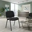 Armless Tosca Fabric Reception Visitor Chair - 1