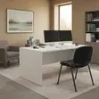Armless Tosca Fabric Reception Visitor Chair - 2