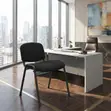 Armless Tosca Fabric Reception Visitor Chair - 3