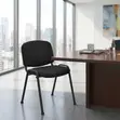 Armless Tosca Fabric Reception Visitor Chair - 4