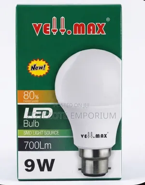 Vellmax 9W AC LED Bulbs - Pakiti ya 10