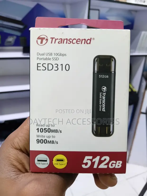 Transcend 512GB ESD310 Portable SSD - 1