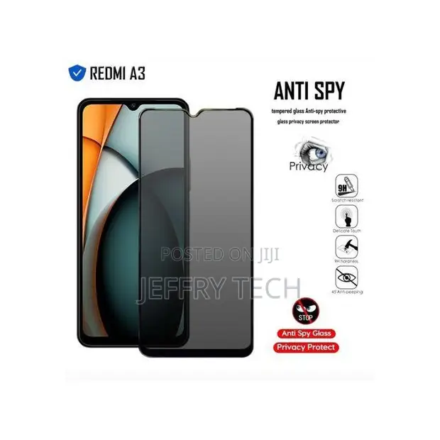 Kifuniko cha Skrini ya Faragha kwa Xiaomi Redmi A3/A3x - 1