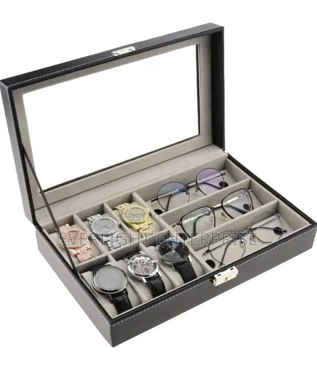 Portable Watch & Glasses Organizer - 1