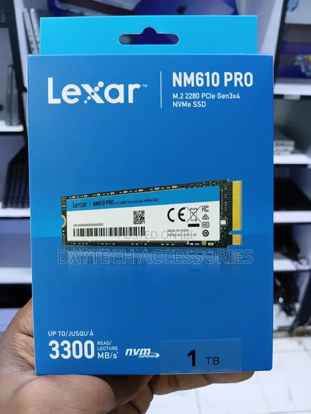 Lexar NM610 PRO 1TB M.2 NVMe PCIe SSD - 1
